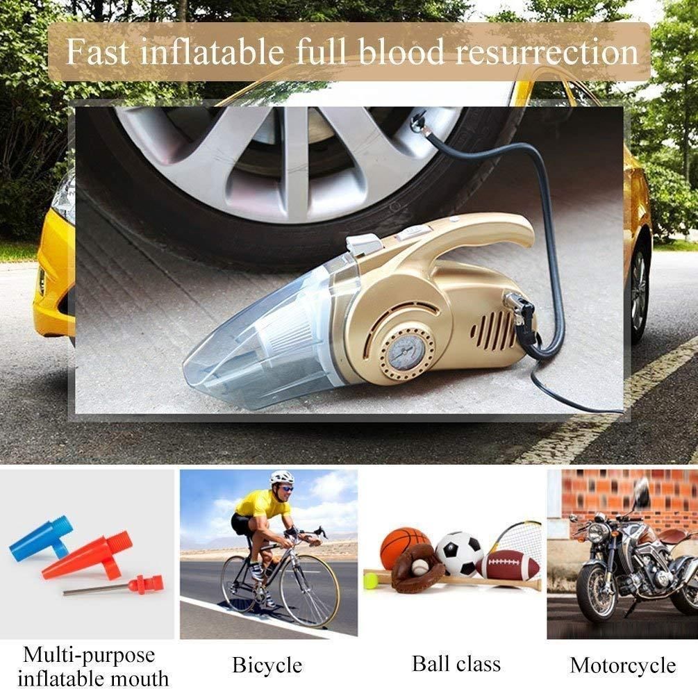 2 in 1 Car Vacuum Cleaner with Tyre Inflator